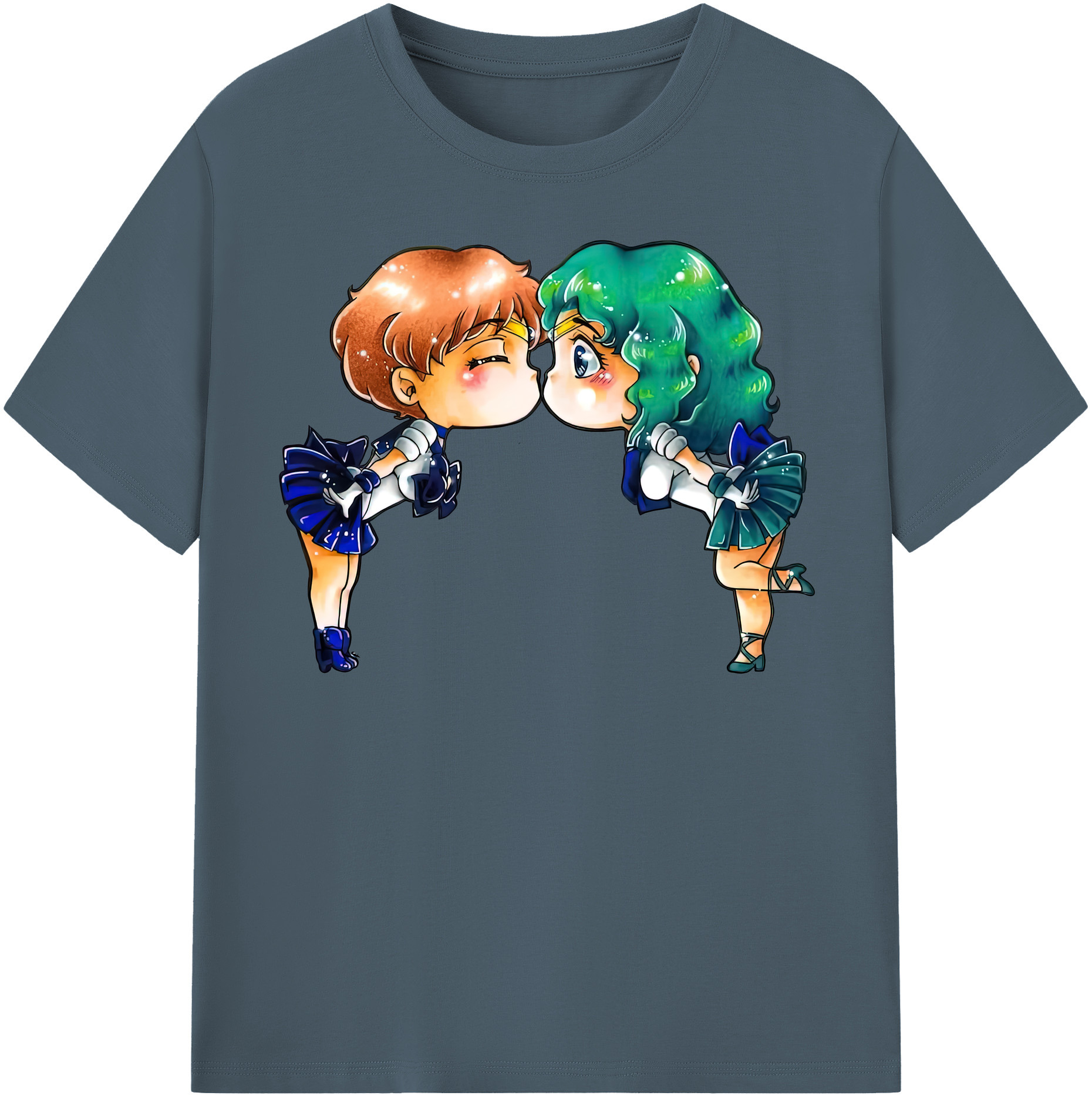 （画像用） 美少女戦士セーラームーン 天王はるか Sailor Moon Tenoh Haruka 綿100％半袖Tシャツ（フロントプリント）